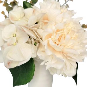 ALBA Hydrangea Peony Mix in Vase 30cmH - Image 2