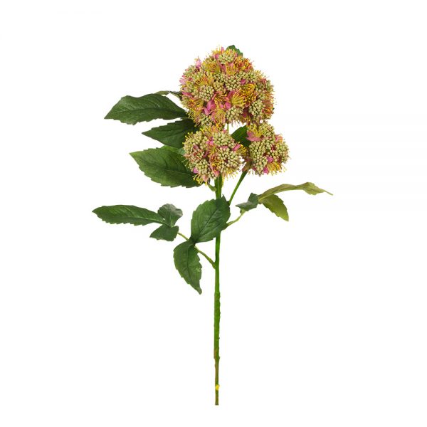 Rose Glory Bower Spray Pink Green 77cmL