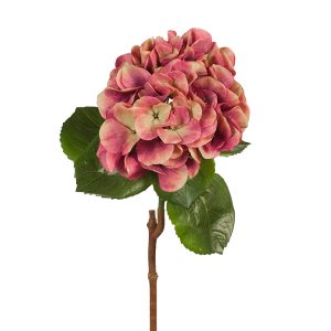Hydrangea Stem Saffron Red 60cmL