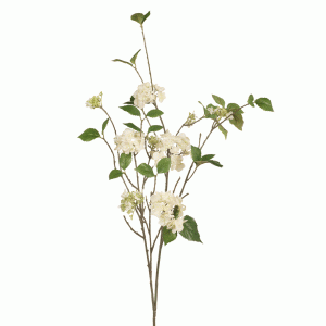 Hydrangea Bud Foliage Cream Green 100cmL