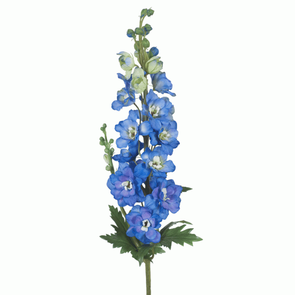 Delphinium Stem Blue 88cmL
